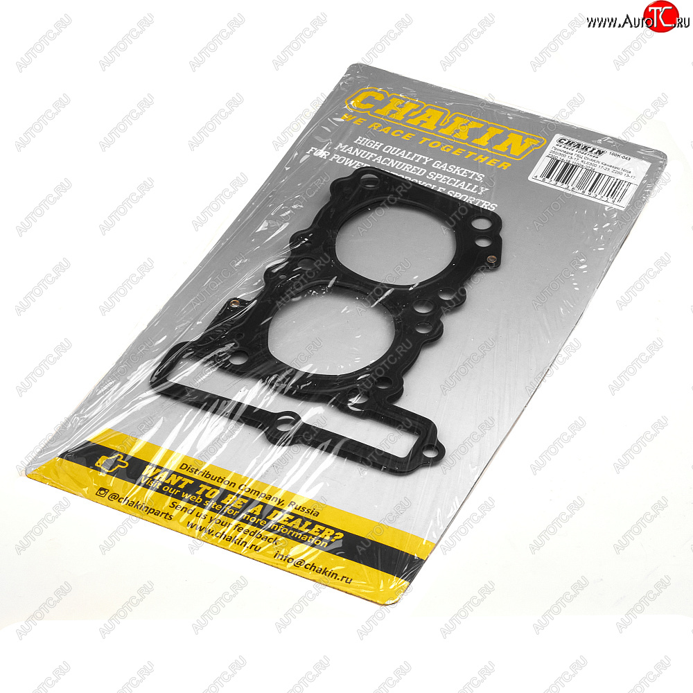 2 449 р. Прокладка ГБЦ CHAKIN Kawasaki Ninja 250300 13-17, KLE300 17-23, Z250 13-17, Z300 14-18 11004-0734  100k-043  с доставкой в г. Керчь
