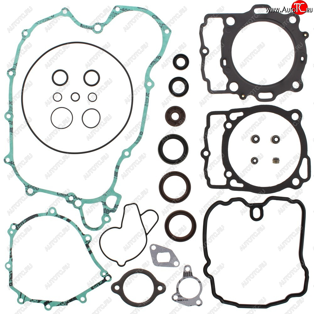 16 299 р. Комплект прокладок и сальников  WINDEROSA KTM 450XC-W 12-13 500EXCXC-W 12-16 501FE 14-15  (811343)  811343  с доставкой в г. Керчь
