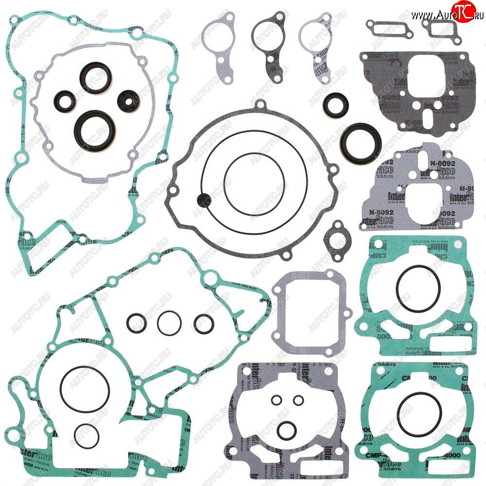 9 349 р. Комплект прокладок и сальников  WINDEROSA KTM 125EXC 05-06 125SX 02-15  125TC 14-15 (811309)  811309  с доставкой в г. Керчь