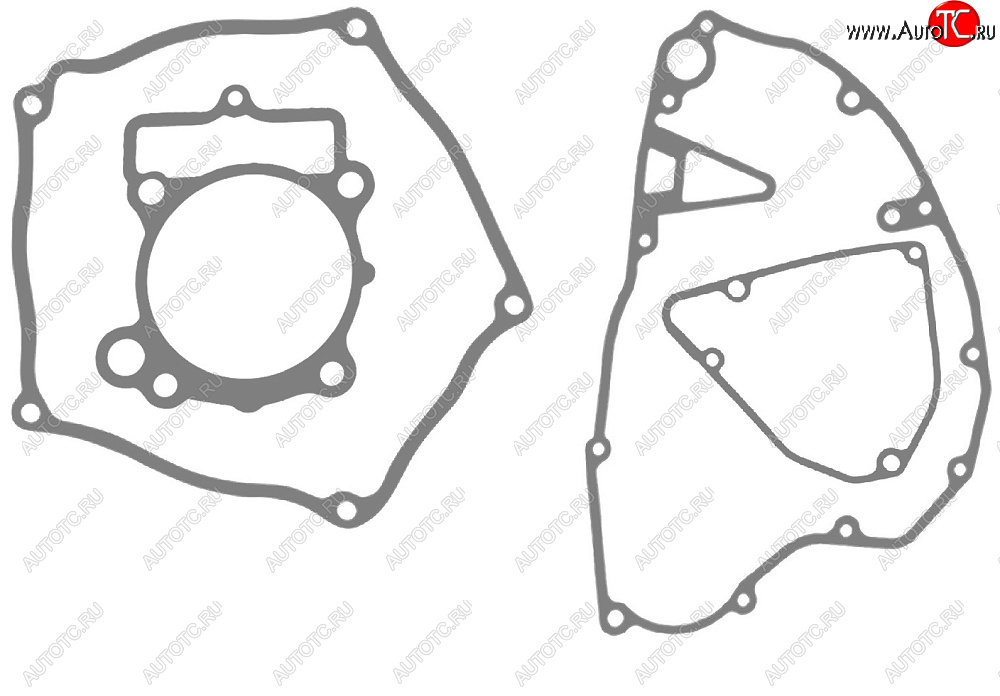 1 999 р. Комплект прокладок CHAKIN для мотоцикла Kawasaki KX250F 04-08, Suzuki RMZ250 04-06  00kk-009  с доставкой в г. Керчь