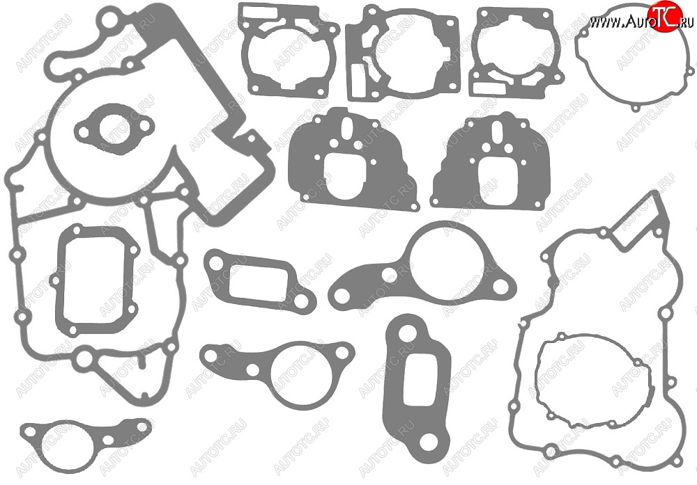 3 389 р. Комплект прокладок CHAKIN для мотоцикла KTM 125SX 07-15 144SX 07-08 150SX 09-15 XC 10-14  0kkt-005  с доставкой в г. Керчь