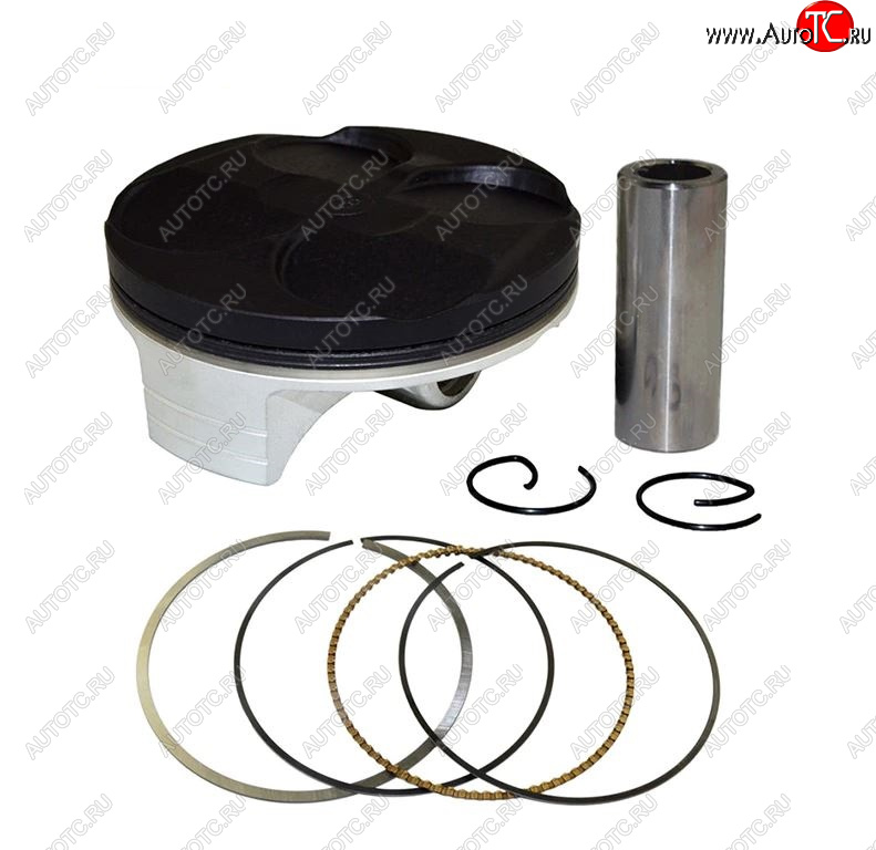 4 299 р. Поршень в сборе AHL Honda CRF250R 04-07, CRF250X 04-17  пм-00025495  с доставкой в г. Керчь