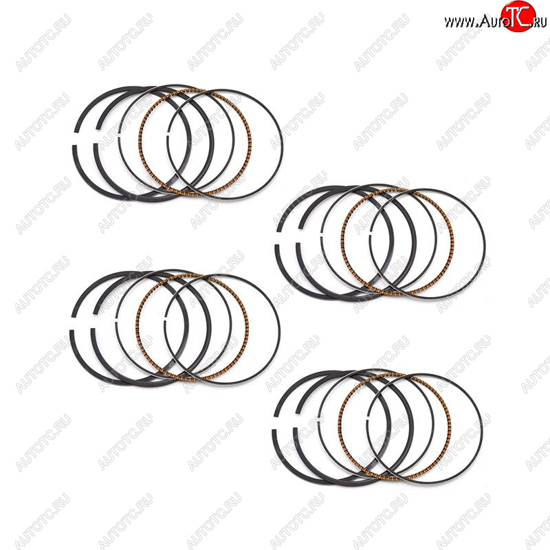 1 499 р. Поршневые кольца AHL Kawasaki ZZR400 90-07, ZRX400 94-08 57,5мм (13008-1129)  пм-00028420  с доставкой в г. Керчь