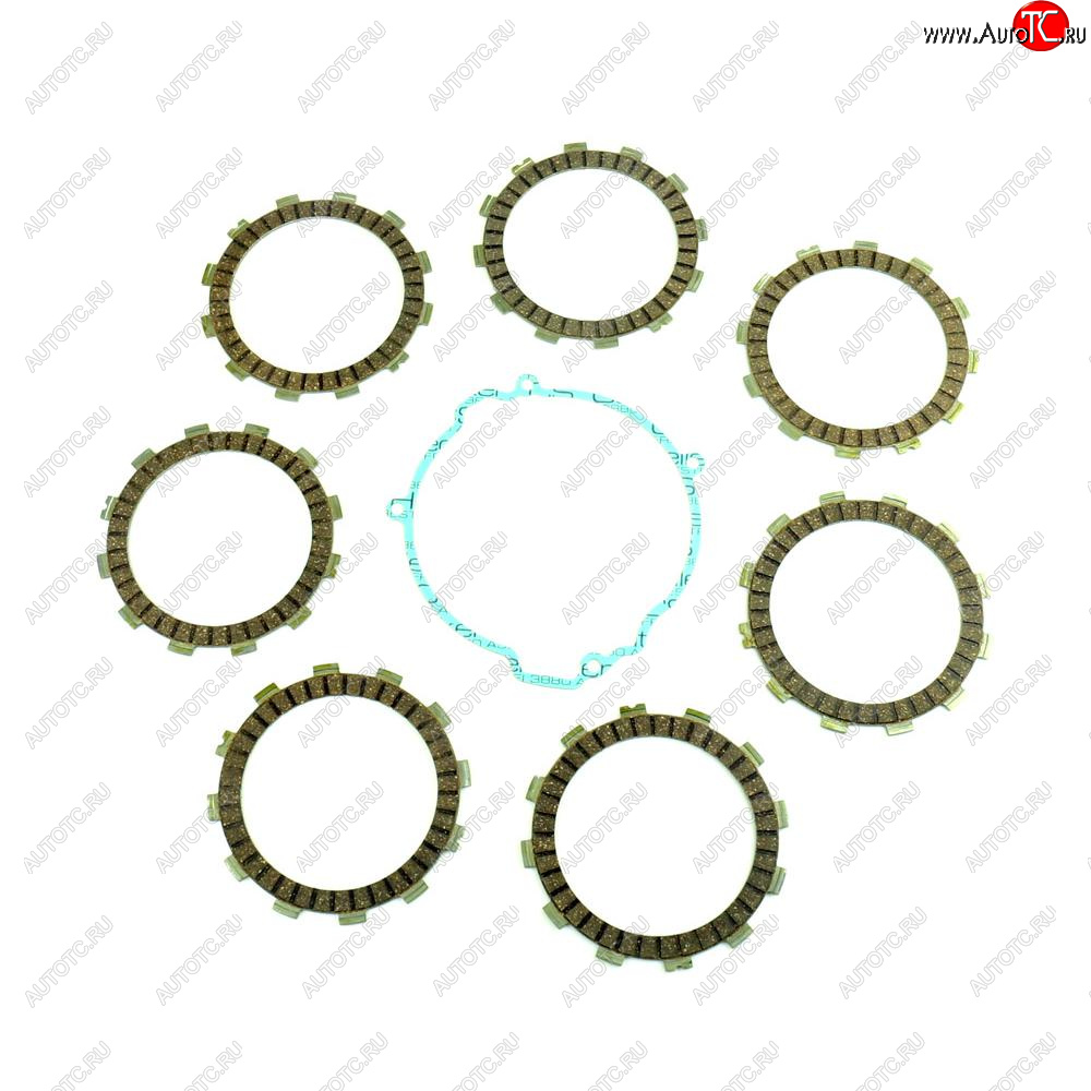 5 999 р. Компл. фрикц. дисков сцепл.+прокладка Athena KTM SX125 98-15,EXC125 04-14  p40230036  с доставкой в г. Керчь