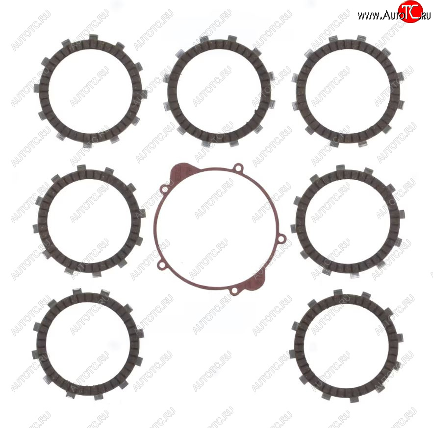 4 999 р. Компл. фрикц. дисков сцепл.+прокладка Athena KTM SX85 03-17,TC85 14-17  p40230045  с доставкой в г. Керчь