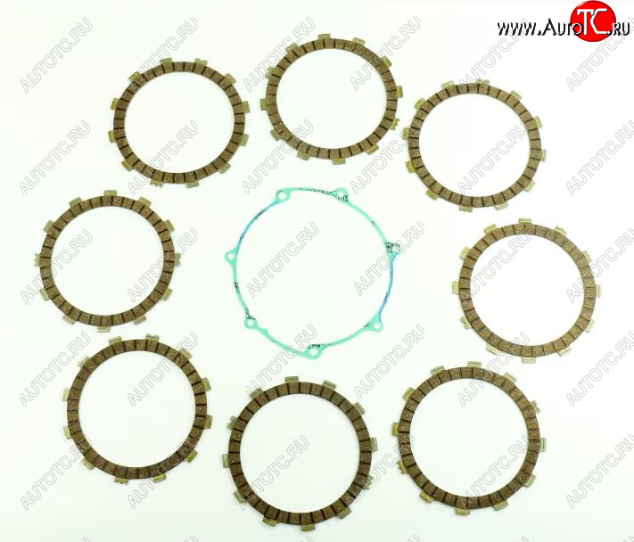 8 349 р. Компл. фрикц. дисков сцепл.+прокладка Athena Yamaha WR450F 05-14  p40230078  с доставкой в г. Керчь