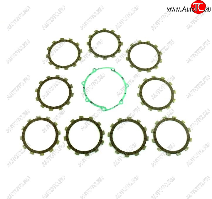 6 849 р. Компл. фрикц. дисков сцепл.+прокладка Athena Yamaha YZ250F 01-13, WR250F 01-13  p40230106  с доставкой в г. Керчь