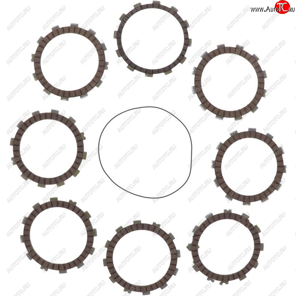 6 549 р. Компл. фрикц. дисков сцепл.+прокладка Athena Honda CRF250R 18-21, CRF250RX 19-21  p40230117  с доставкой в г. Керчь