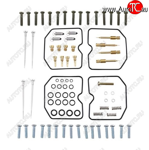 12 519 р. Ремкомплект карбюратора ALL BALLS Kawasaki NINJA 600R (ZX600C) 88-97, ZX-6R 95-97 (26-1681)  26-1681  с доставкой в г. Керчь