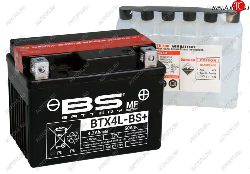 2 079 р. Аккумулятор BS-BATTERY BTX4L-BSYTX4L-BS  300617  с доставкой в г. Керчь