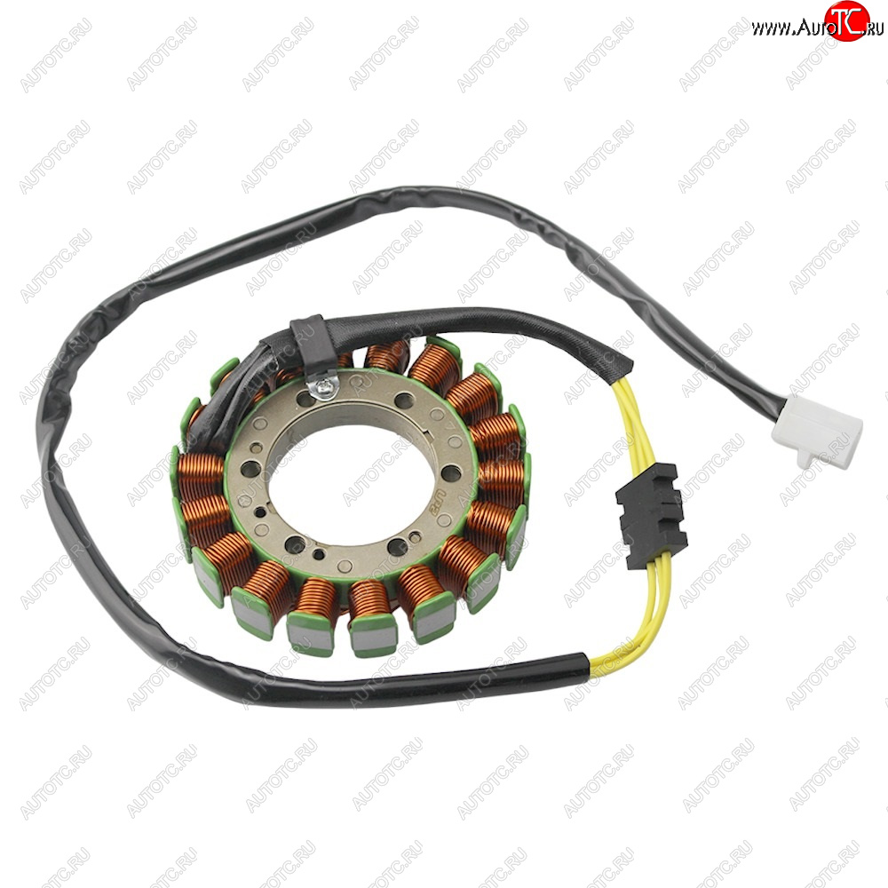 5 849 р. Статор генератора Yamaha XVS400 96-08, XVS650 97-03, XV400 91-94, XV535 87-01 (4VR-81410-00-00)  пм-00028625  с доставкой в г. Керчь