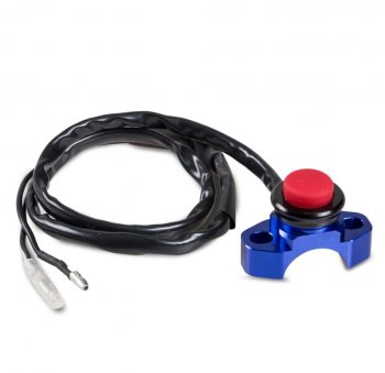 1 599 р. Выключатель двигателя SM-PARTS на рычаг сцепл.тормоза CNC синий  010263-290-7777  с доставкой в г. Керчь. Увеличить фотографию 1