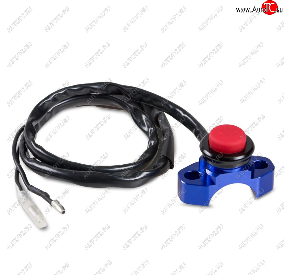 1 599 р. Выключатель двигателя SM-PARTS на рычаг сцепл.тормоза CNC синий  010263-290-7777  с доставкой в г. Керчь