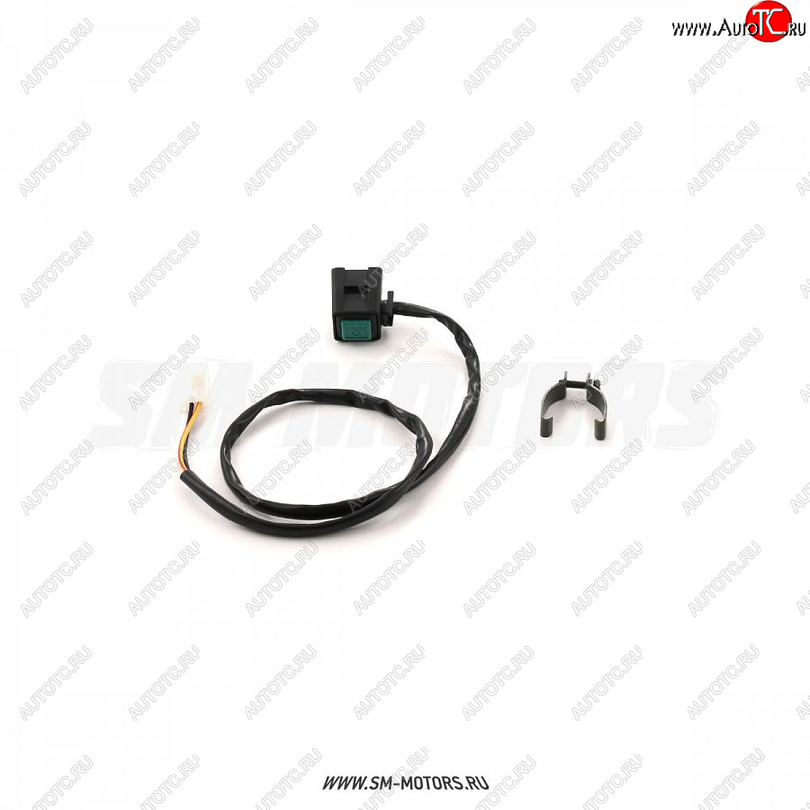 200 р. Кнопка стартера с креплением на руль квадратная SM-PARTS  020340-290-6105  с доставкой в г. Керчь