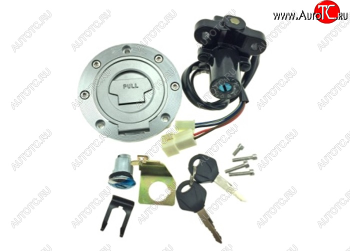 3 699 р. Комплект ключей и замков для Yamaha YZF-R1 02-14, YZF-R6 04-11, FZ6, FZ1  пм-00019468  с доставкой в г. Керчь