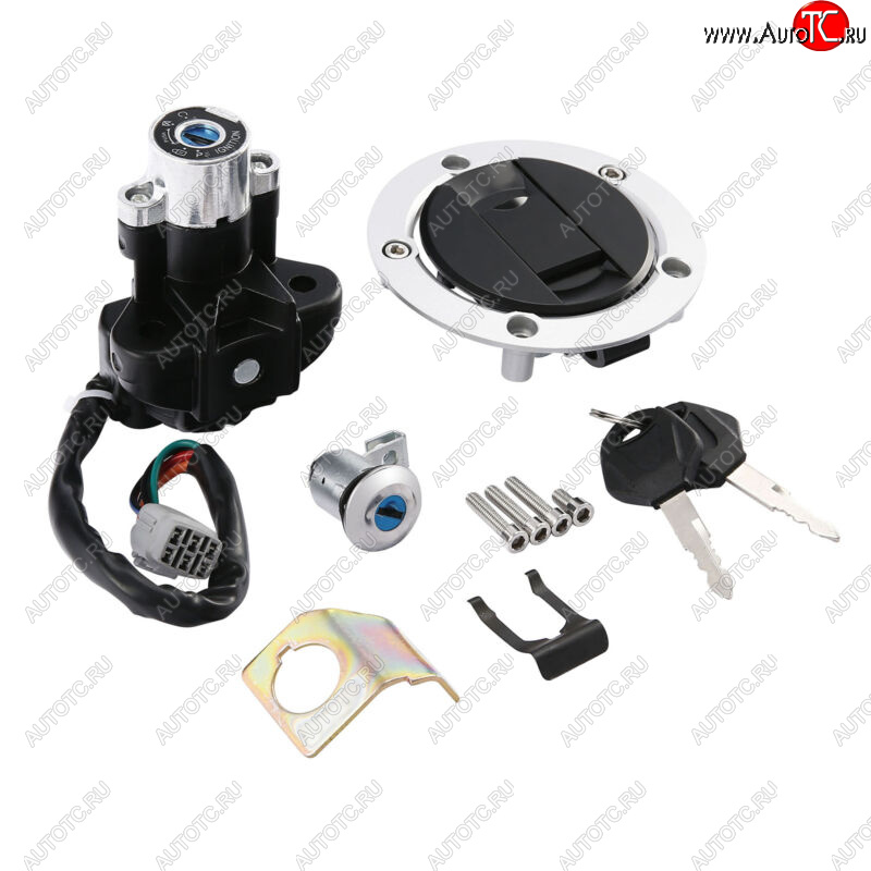 4 519 р. Комплект ключей и замков для Suzuki GSF1250 05-15, GSF650 05-12, GSF1200 2006  пм-00024044  с доставкой в г. Керчь
