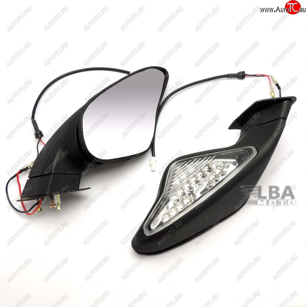 12 789 р. Зеркала для мотоцикла Ducati 848, 1098, 1198 с поворотниками  пм-00002255  с доставкой в г. Керчь