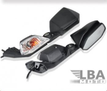 6 809 р. Зеркала для мотоцикла Kawasaki Ninja ZX-10R 08-10 с поворотниками  пм-00002901  с доставкой в г. Керчь. Увеличить фотографию 1