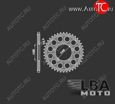 2 699 р. PBR Звезда задняя 4409 43 C45  49 463  с доставкой в г. Керчь