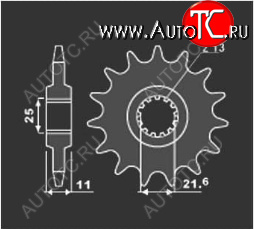 1 049 р. PBR Звезда передняя 2142 C16  64 777  с доставкой в г. Керчь