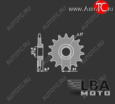 919 р. PBR Звезда передняя 2134 C13  43 629  с доставкой в г. Керчь