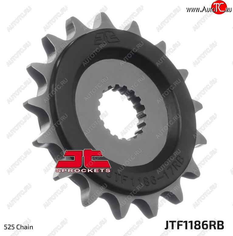1 599 р. Звезда цепного привода JTF1186 17RB  jtf1186.17rb  с доставкой в г. Керчь