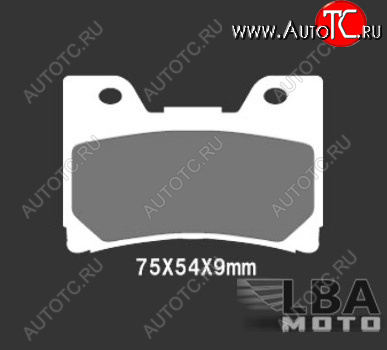 2 699 р. Тормозные колодки Nissin 2P-251NS (251)  28 556  с доставкой в г. Керчь