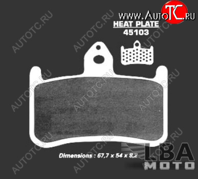 2 599 р. Тормозные колодки Nissin 2P-203NS (154)  9 152  с доставкой в г. Керчь