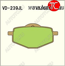 629 р. Тормозные колодки Vesrah VD 239JL	  пм-00005076  с доставкой в г. Керчь