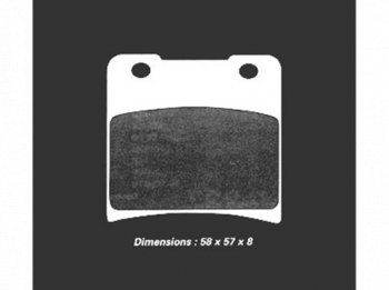 Тормозные колодки Nissin 2P-234NS (331)  пм-00021447