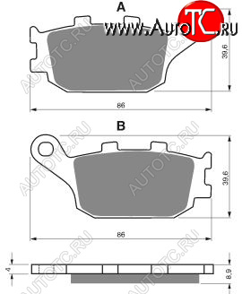 2 249 р. Тормозные колодки Gold-Fren 021 S3  021 s3  с доставкой в г. Керчь
