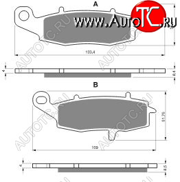 2 049 р. Тормозные колодки Gold-Fren 104 AD  104 ad  с доставкой в г. Керчь