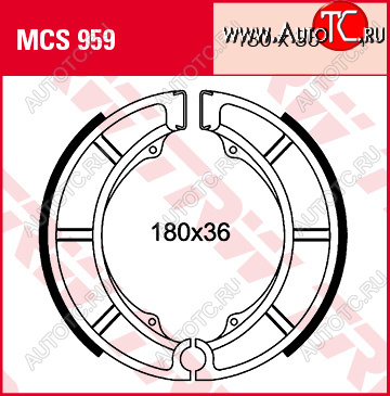 4 699 р. Тормозные колодки TRW MCS959  mcs959  с доставкой в г. Керчь