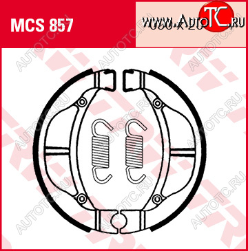 1 969 р. Тормозные колодки TRW MCS857  mcs857  с доставкой в г. Керчь