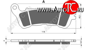 2 169 р. Тормозные колодки Gold-Fren 257 S3  257 s3  с доставкой в г. Керчь
