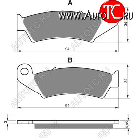 2 169 р. Тормозные колодки Gold-Fren 041 S3  041 s3  с доставкой в г. Керчь