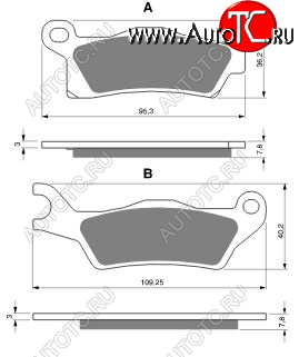2 319 р. Тормозные колодки Gold-Fren 310 S3  310 s3  с доставкой в г. Керчь