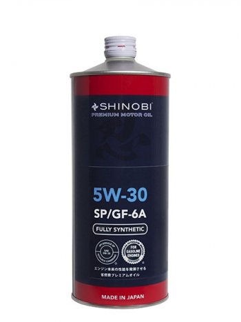 1 139 р. Масло моторное синтетическое SHINOBI SPGF-6A 5W-30 1L SHINOBI SH0007  с доставкой в г. Керчь. Увеличить фотографию 1