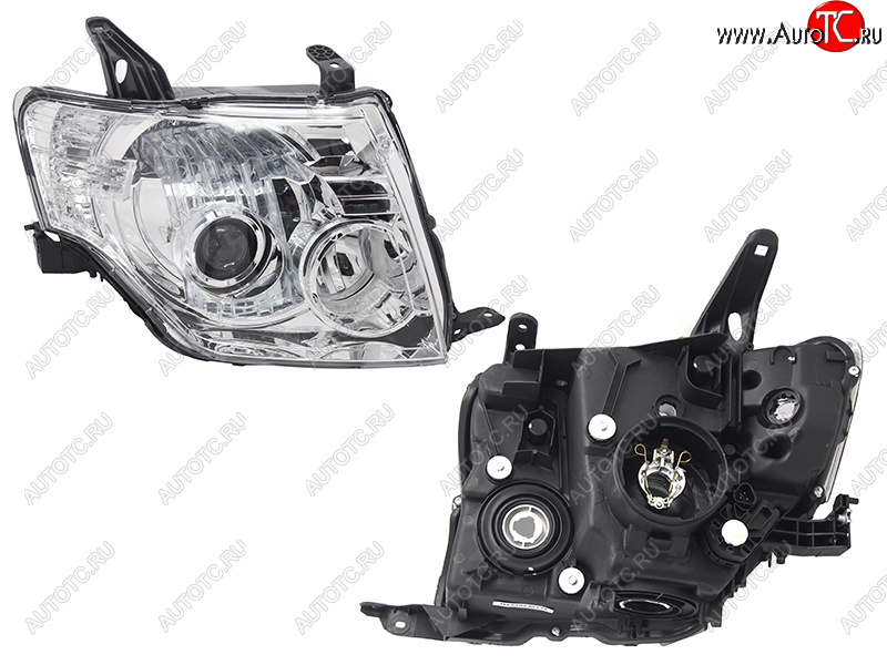 13 299 р. Фара правая (под ксенон, электрокорректор) SAT  Mitsubishi Pajero  4 V90 (2014-2020) 2-ой рестайлинг  с доставкой в г. Керчь