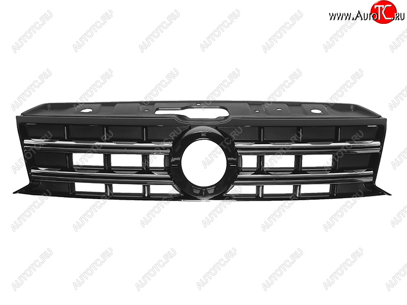 12 799 р. Решетка радиатора DE-GA Volkswagen Amarok рестайлинг (2016-2022) (две полосы хром)  с доставкой в г. Керчь
