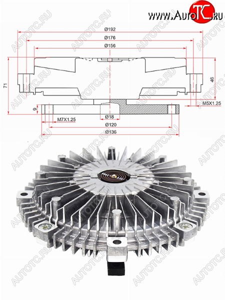 5 849 р. Вискомуфты MITSUBISHI PAJERO V89#WPAJERO IV 06- 4M41 3.2D SAT ST-170-0002  с доставкой в г. Керчь