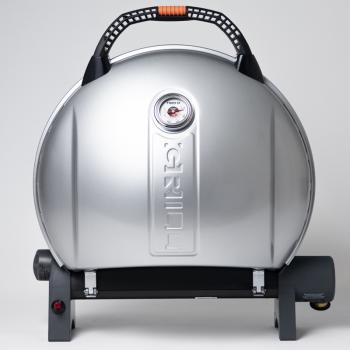 50 899 р. Гриль газовый O-GRILL 900МT bicolor черный-серебристый (в комплекте адаптер тип А)  900mt_silver  с доставкой в г. Керчь. Увеличить фотографию 1