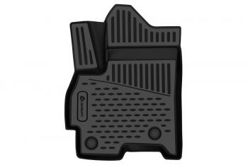 839 р. Коврики 3D в салон подходят для CHERY Tiggo 4 Pro (I) 2020-, передний левый, 1шт. (полиуретан)  Черри Тигго 4 Про Element element3da67410210fl  с доставкой в г. Керчь. Увеличить фотографию 1