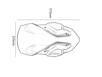 9 249 р. Ветровое стекло для мотоцикла Honda CRF1000L 16-17 КитайскиеЗапчасти пм-00016959  с доставкой в г. Керчь. Увеличить фотографию 3