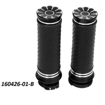 3 699 р. Грипсы на руль 25мм Harley-Davidson 1 КитайскиеЗапчасти пм-00025598  с доставкой в г. Керчь. Увеличить фотографию 3