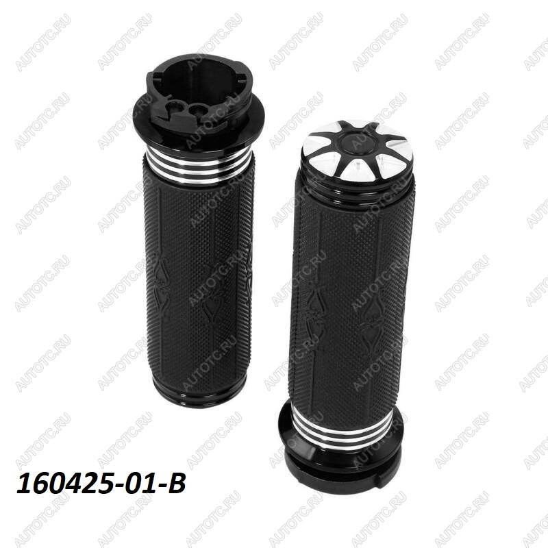 3 699 р. Грипсы на руль 25мм Harley-Davidson 1 КитайскиеЗапчасти пм-00025598  с доставкой в г. Керчь