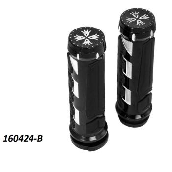3 699 р. Грипсы на руль 25мм Harley-Davidson 2 КитайскиеЗапчасти пм-00025599  с доставкой в г. Керчь. Увеличить фотографию 1