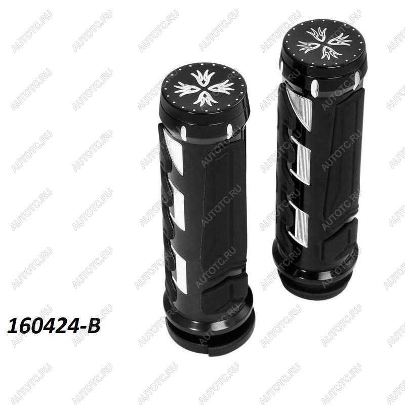 3 699 р. Грипсы на руль 25мм Harley-Davidson 2 КитайскиеЗапчасти пм-00025599  с доставкой в г. Керчь