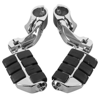 5 599 р. Подножки на дуги с креплением 32мм Harley-Davidson, Yamaha, Honda, Suzuki, Kawasaki Модель 2 КитайскиеЗапчасти пм-00025606  с доставкой в г. Керчь. Увеличить фотографию 2