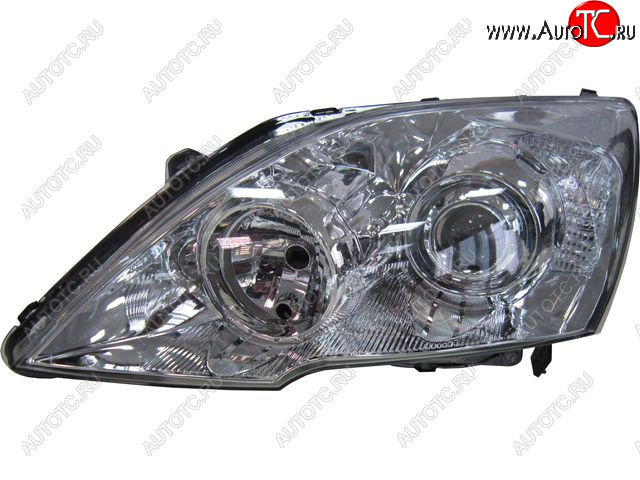 12 699 р. Левая фара (корректор, линзован) BODYPARTS Honda CR-V RE1,RE2,RE3,RE4,RE5,RE7 дорестайлинг (2007-2010)  с доставкой в г. Керчь